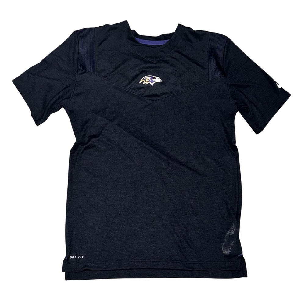 Nike Baltimore Ravens NFL Dri-FIT Coaches T-Shirt‎ Men's Medium Black $67